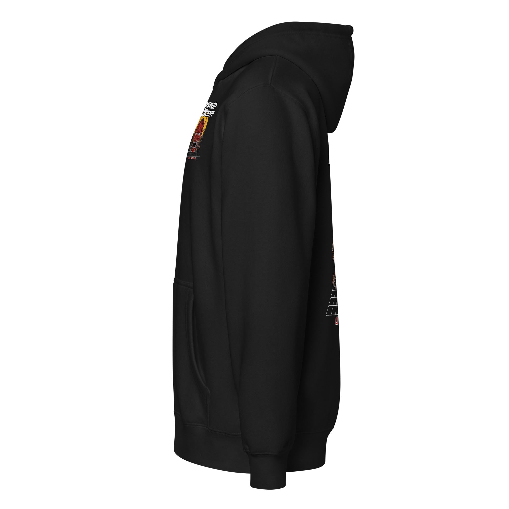Premium full zip hoodie Devil – Grownup Adjacent Pinball